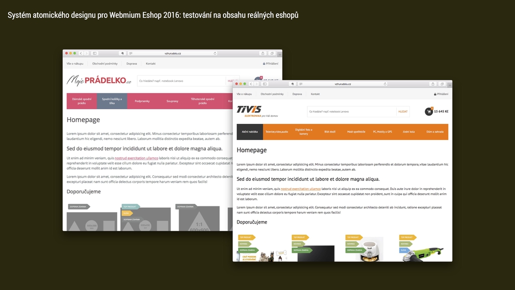 Varianty Webmium