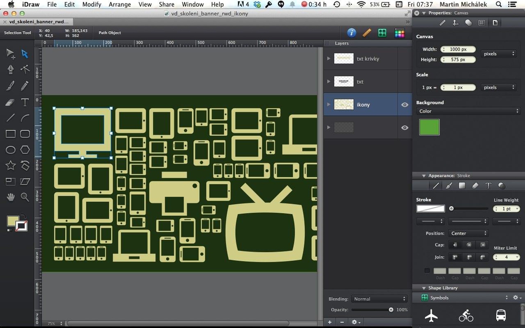 SVG v Graphic (dříve iDraw)